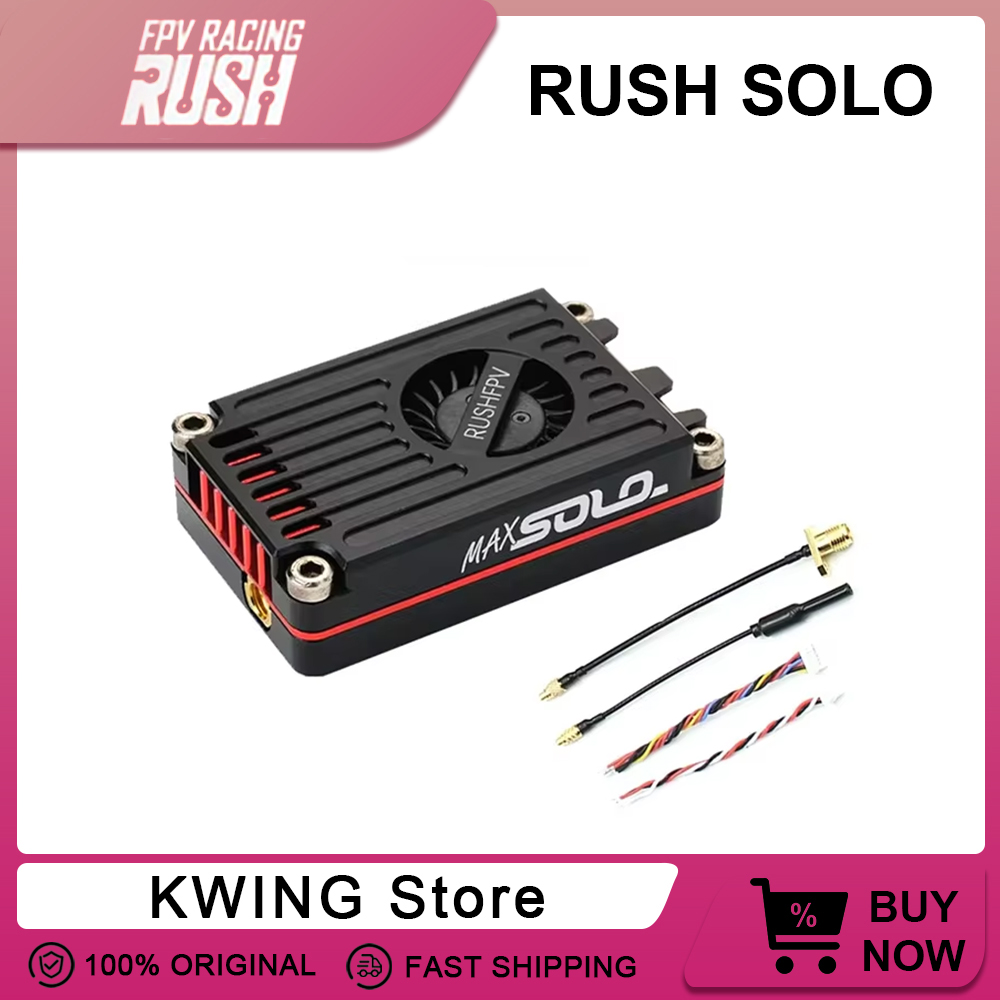 RUSH MAX SOLO 5,8 GHz 2,5 W VT - Rushfpv Rush Max Solo 5.8G 2.5W Vtx reseña y precio