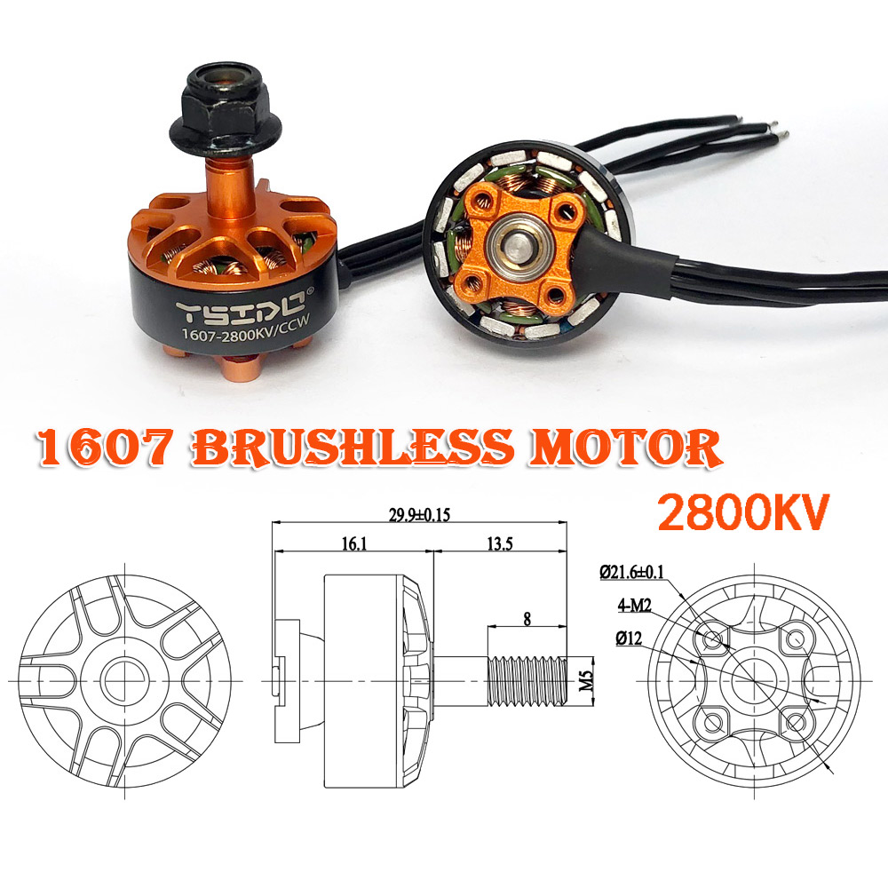 YSIDO-Motor sin escobillas par - Walksnail Avatar Hd Goggles X reseña y precio